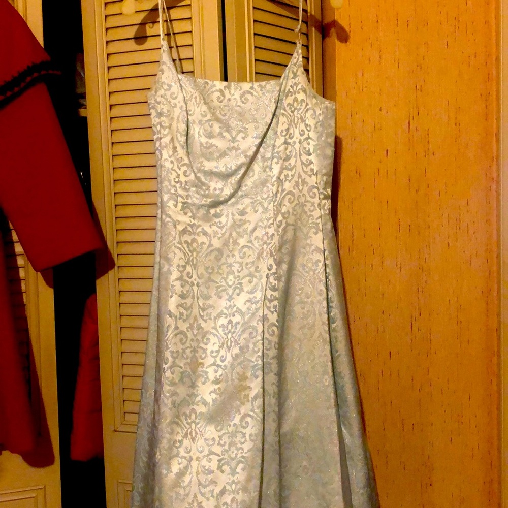 Prom Dress - Light Blue / Glittery detail